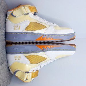 Air Jordan Force Fusion V White/Orange Peel part 2